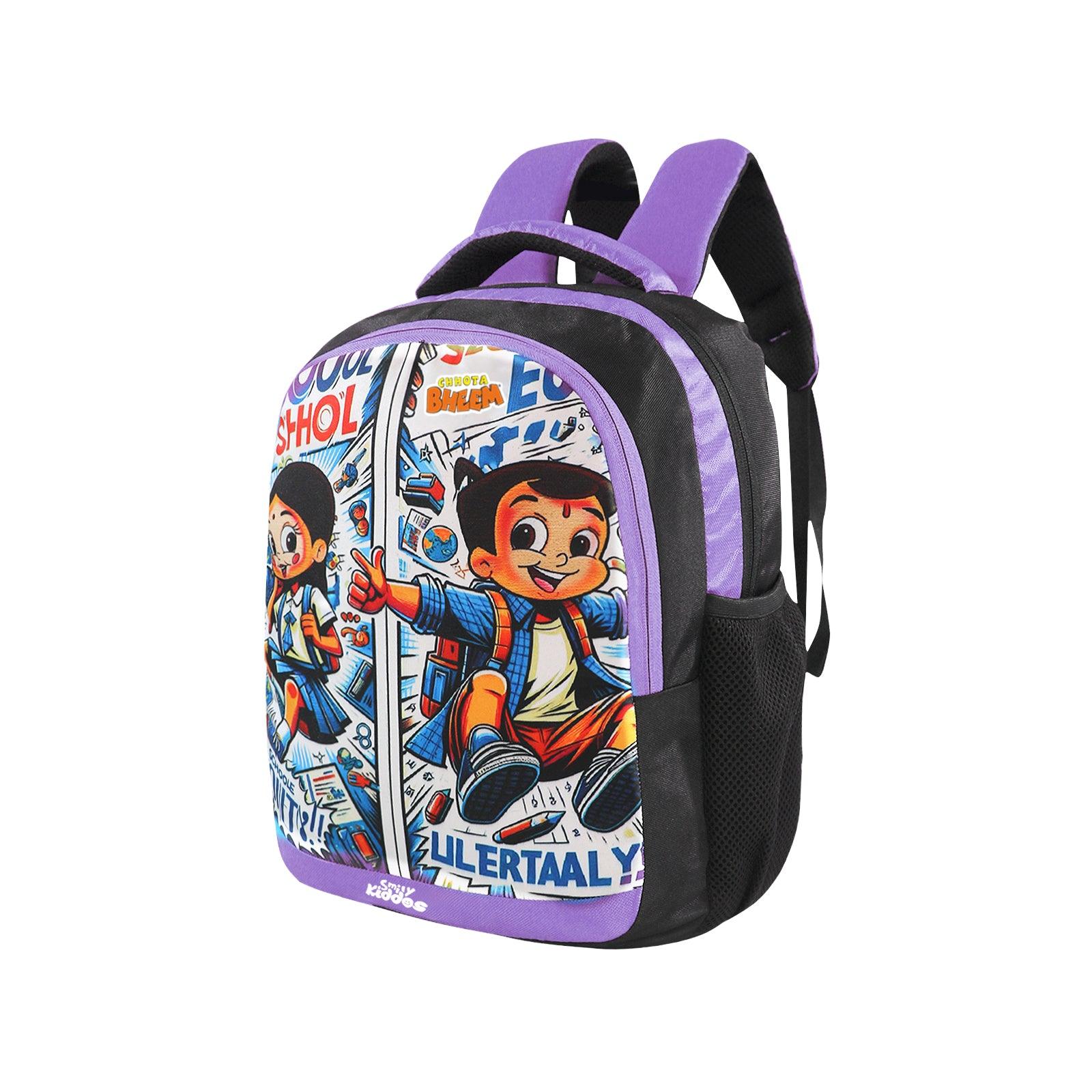 Smily Kiddos - Licensed Chhota Bheem Preschool Backpack I - Purple