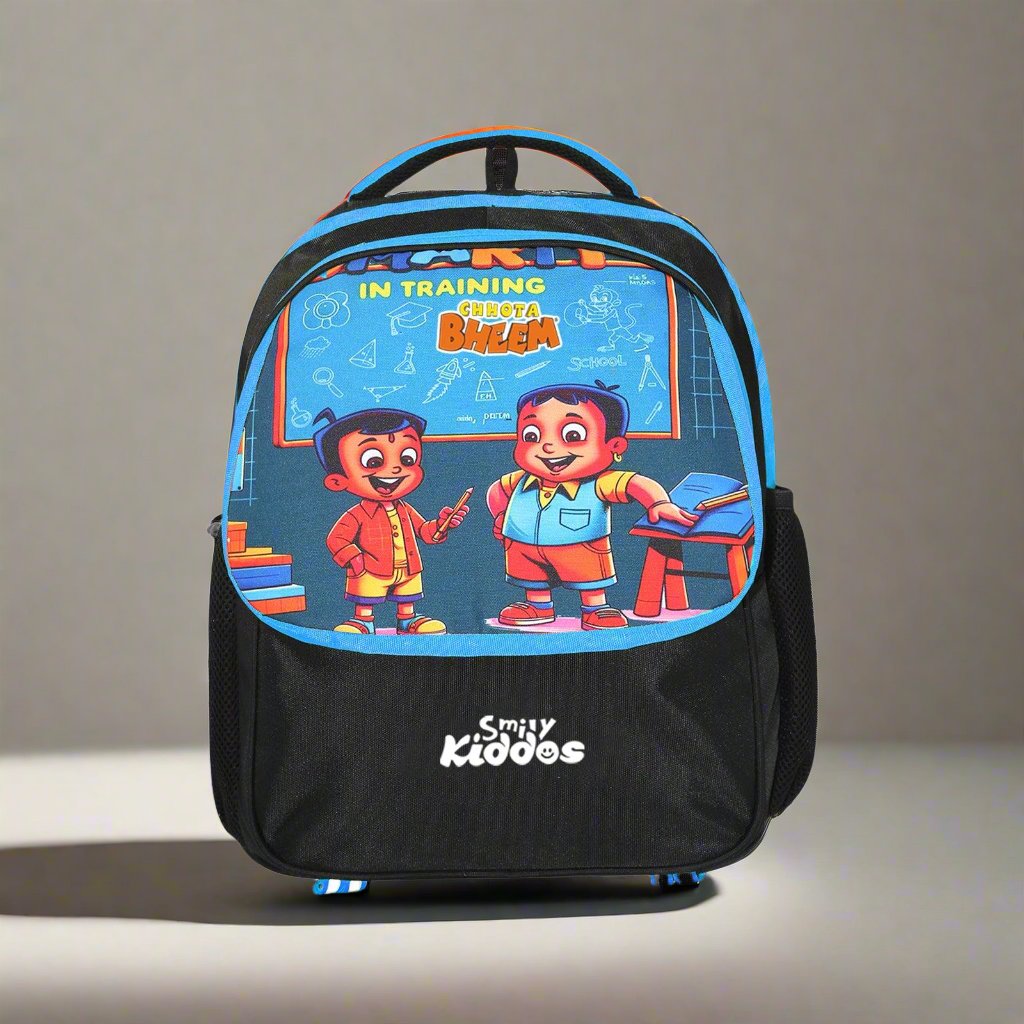 Smily Kiddos - Licensed Chhota Bheem Preschool Backpack III - Blue