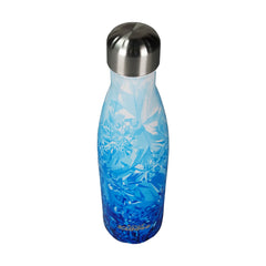 Snow Flake Theme straight water bottle stainless steel top straight