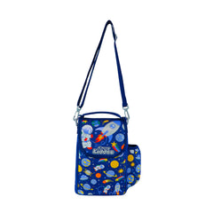 Smily Kiddos Strap Lunch Bag V2 Space Theme Blue