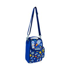 Smily Kiddos Strap Lunch Bag V2 Space Theme Blue