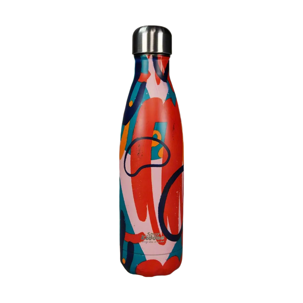 Abstract Theme kids water bottle for girls