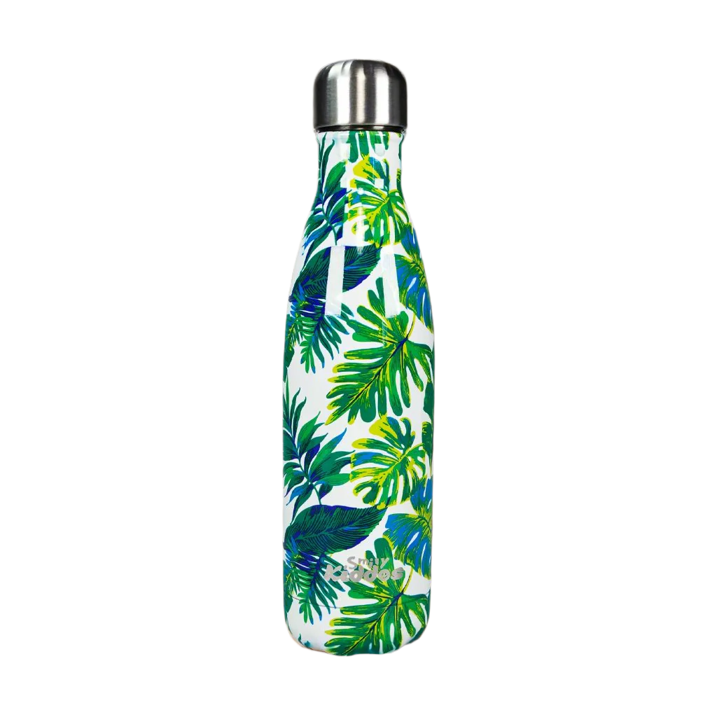 Leaf Theme steel water bottle