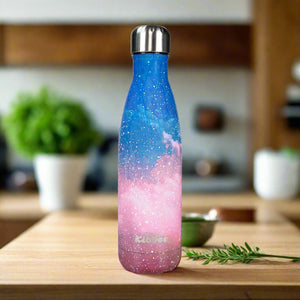 Smily Kiddos 500 ML Stainless Steel  Water Bottle Galaxy Theme