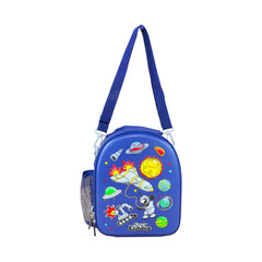 Smily Kiddos Hardtop Eva Lunch Bag V2 Space Theme Blue