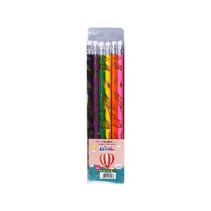 Smily Kiddos HB Pencils Set For Girls- (Set of 12 Pencils)