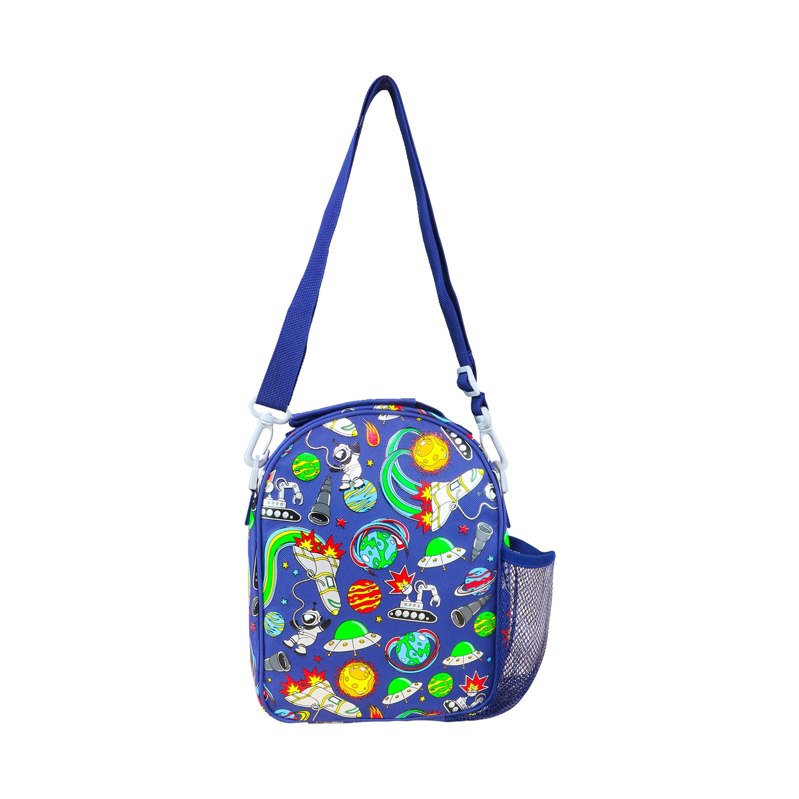 Smily Kiddos Hardtop Eva Lunch Bag V2 Space Theme Blue