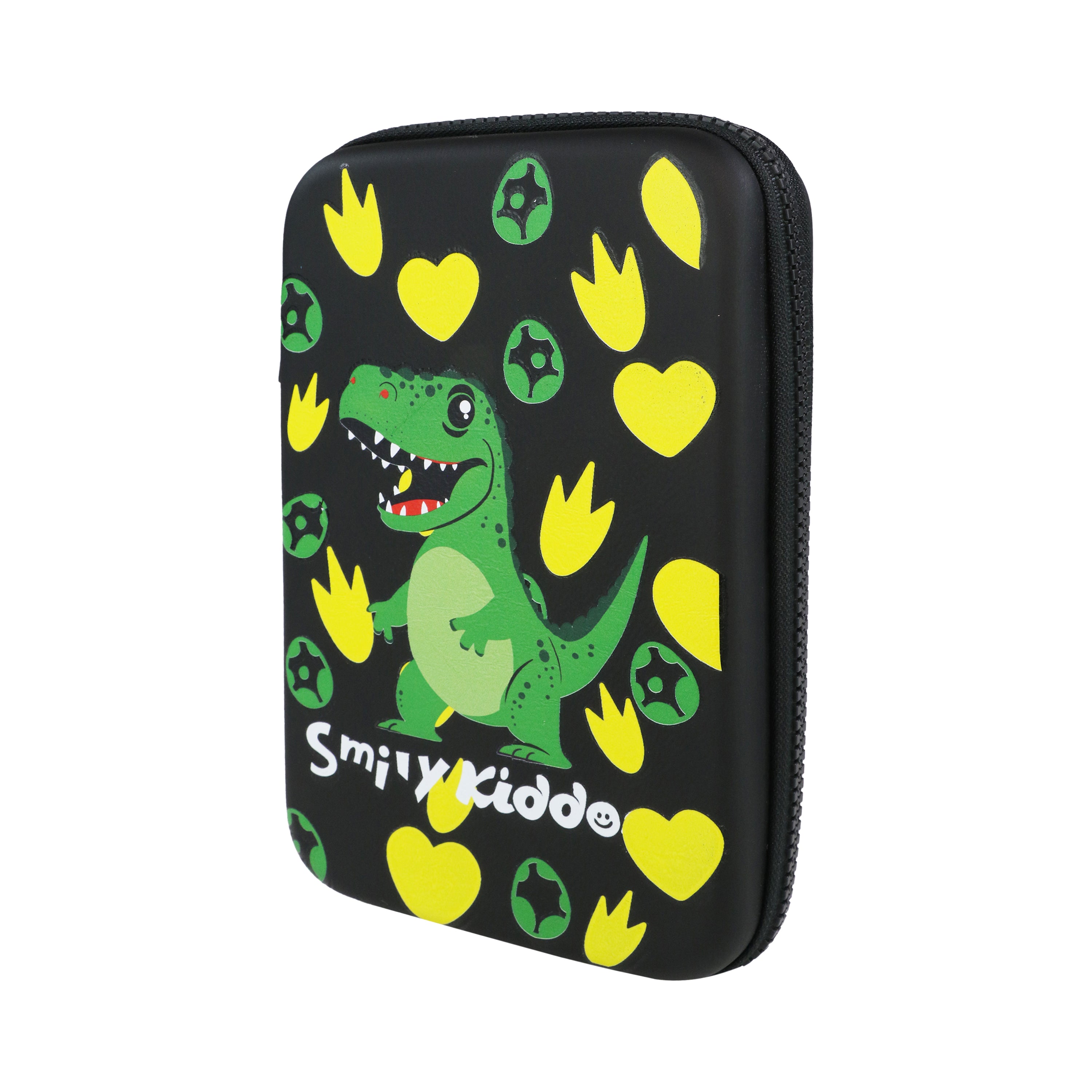 Smily Kiddos Single Compartment Eva Pencil Dancing Dino - Black