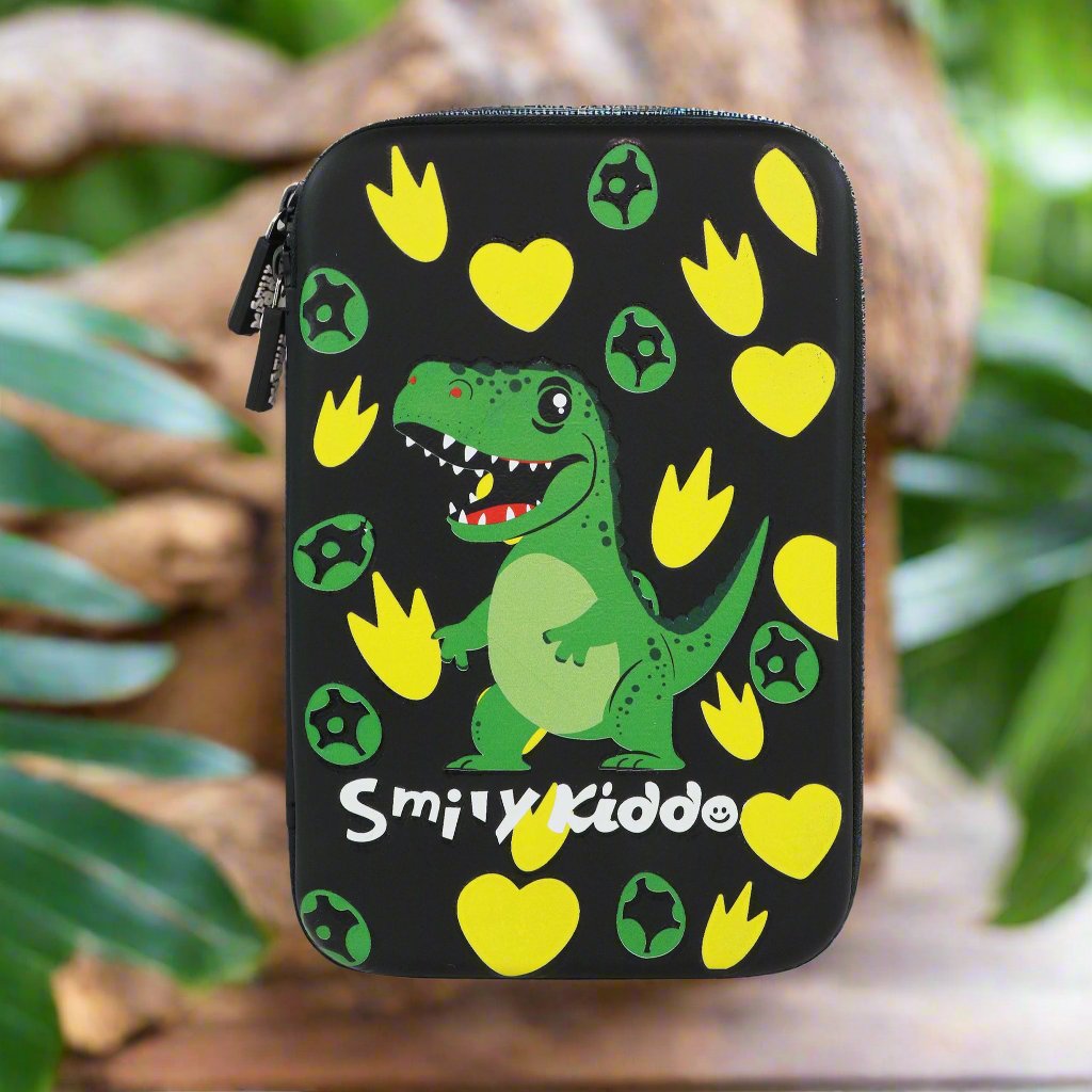 Smily Kiddos Combo Pack(Backpack,Pencil case,Lunch Bag,Lunch Box, Sipper Water Bottle Green