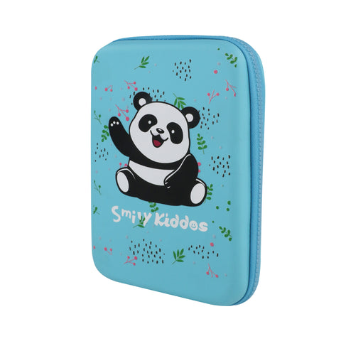 Image of Smily Kiddos Single Compartment Eva Pencil Happy Panda - Light Blue