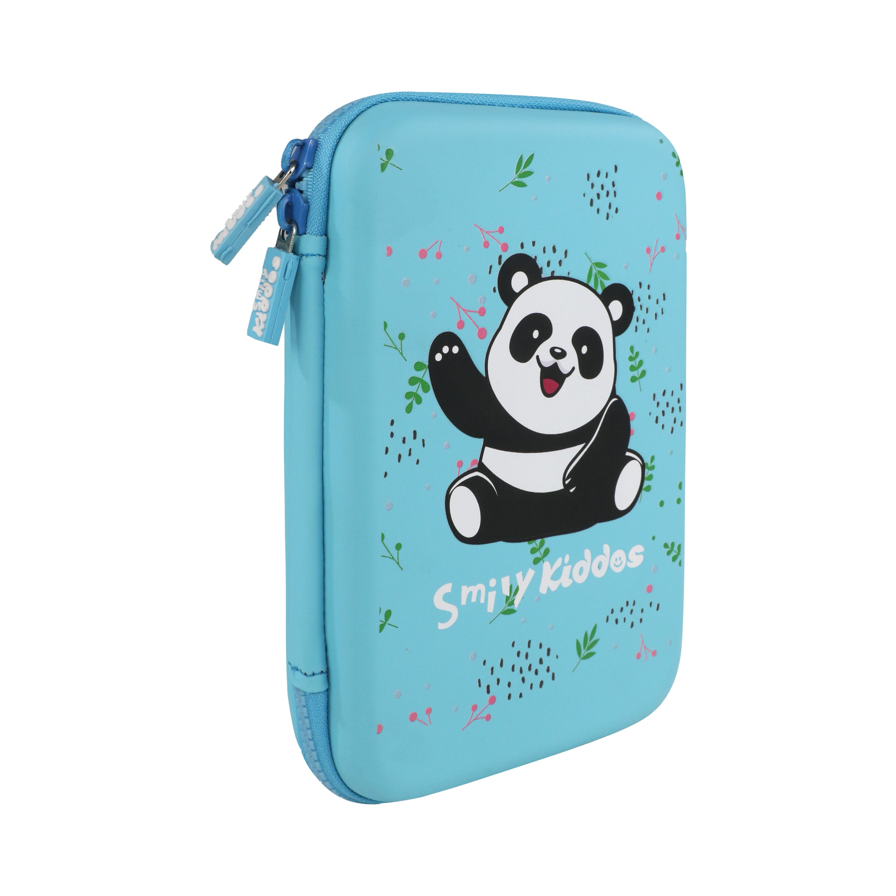 Smily Kiddos Single Compartment Eva Pencil Happy Panda - Light Blue