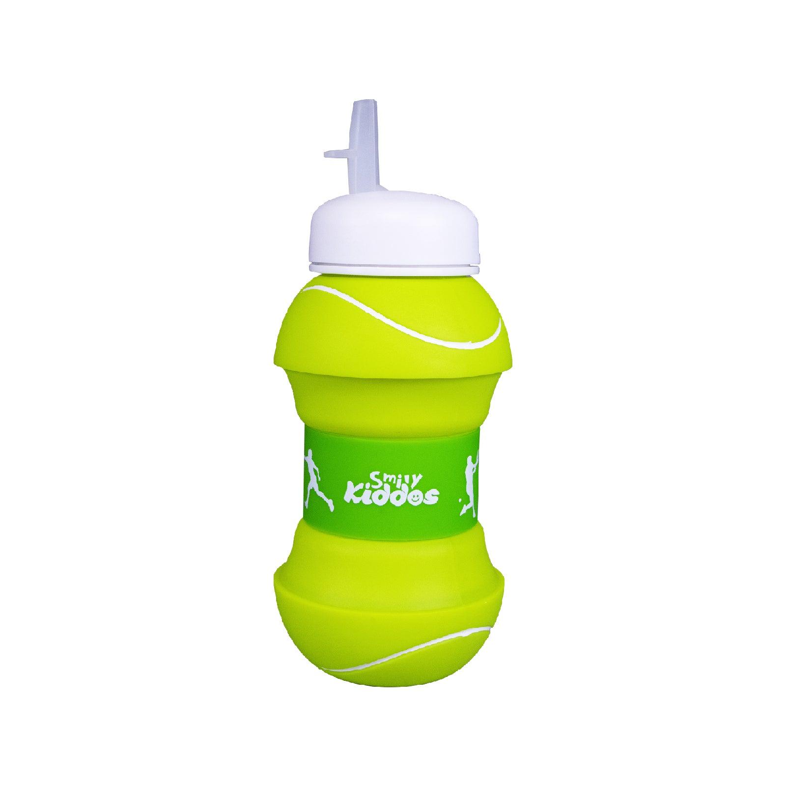 Smily Kiddos Silicone Expandable & Foldable Tennis Ball  Silicone Water Bottle | Capacity 550 mL