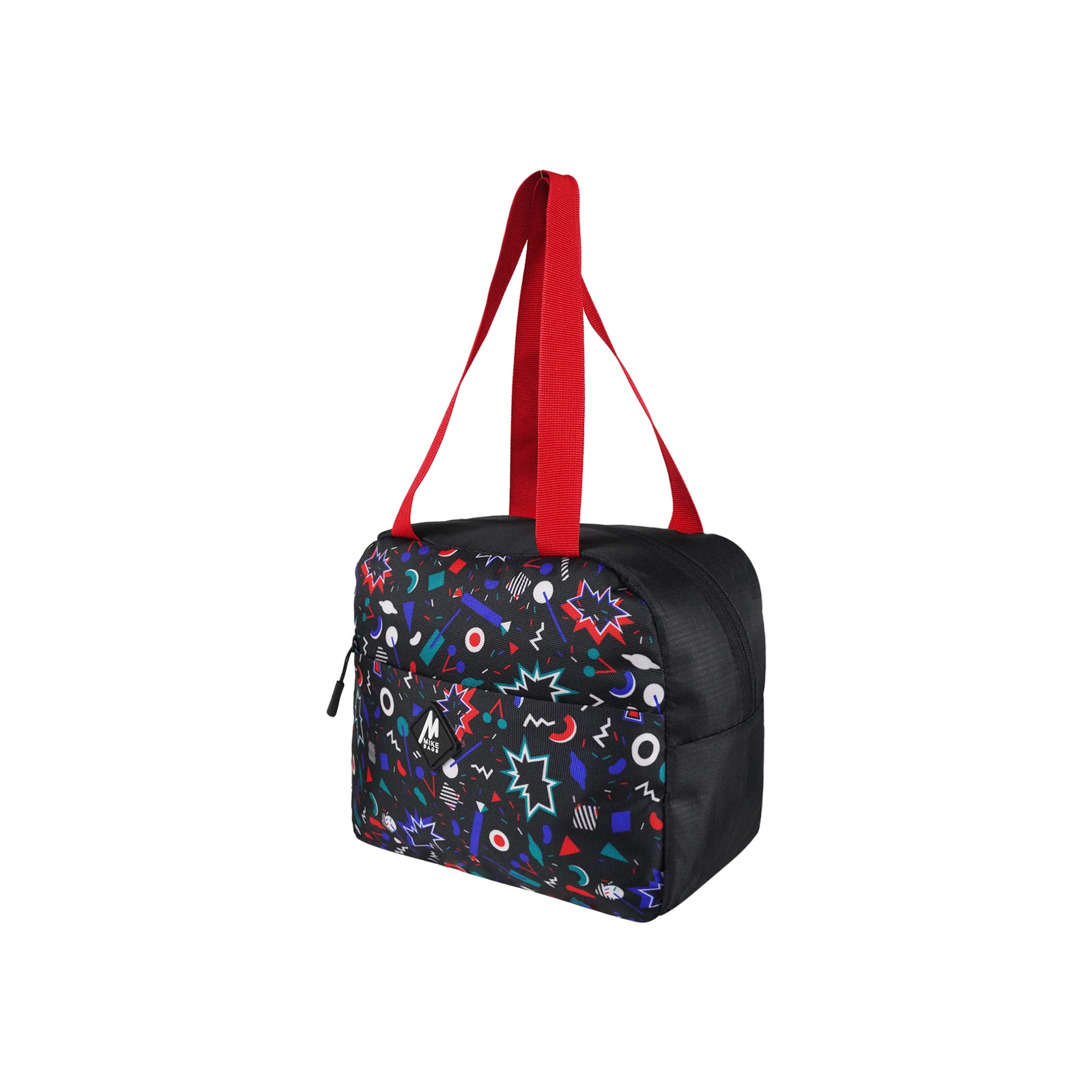 Mike Bags Milano Lunch Bag- Black & Red