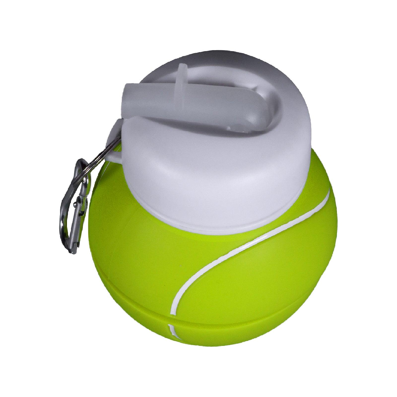 Smily Kiddos Silicone Expandable & Foldable Tennis Ball  Silicone Water Bottle | Capacity 550 mL