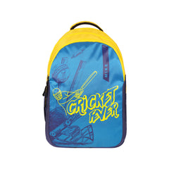 Mike 36L Junior Champion Backpack Cricket Theme - Yellow