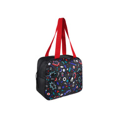 Mike Bags Milano Lunch Bag- Black & Red