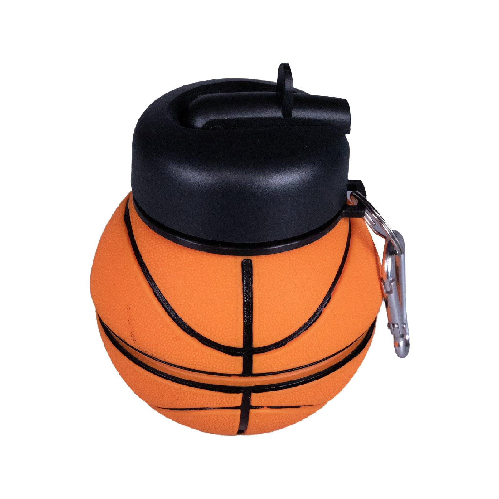 Smily Kiddos Silicone Expandable & Foldable Basket Ball Silicone Water Bottle | Capacity 550 Ml