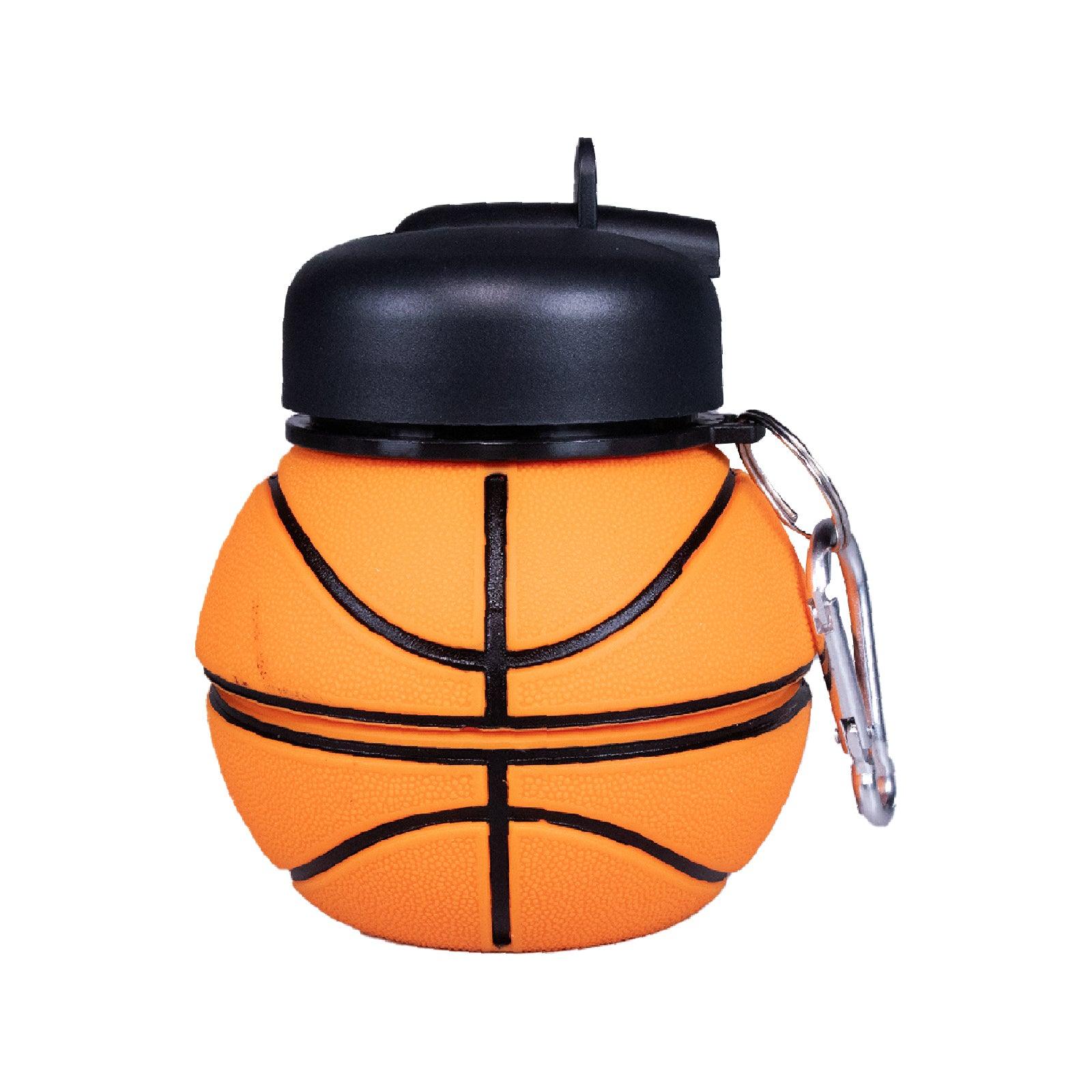 Smily Kiddos Silicone Expandable & Foldable Basket Ball Silicone Water Bottle | Capacity 550 Ml