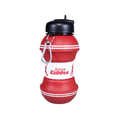 Smily Kiddos Silicone Expandable & Foldable Cricket Ball Silicone Water Bottle | Capacity 550 mL