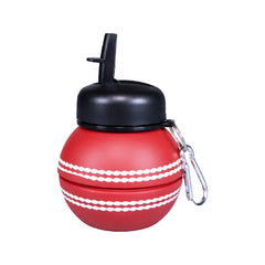 Smily Kiddos Silicone Expandable & Foldable Cricket Ball Silicone Water Bottle | Capacity 550 mL