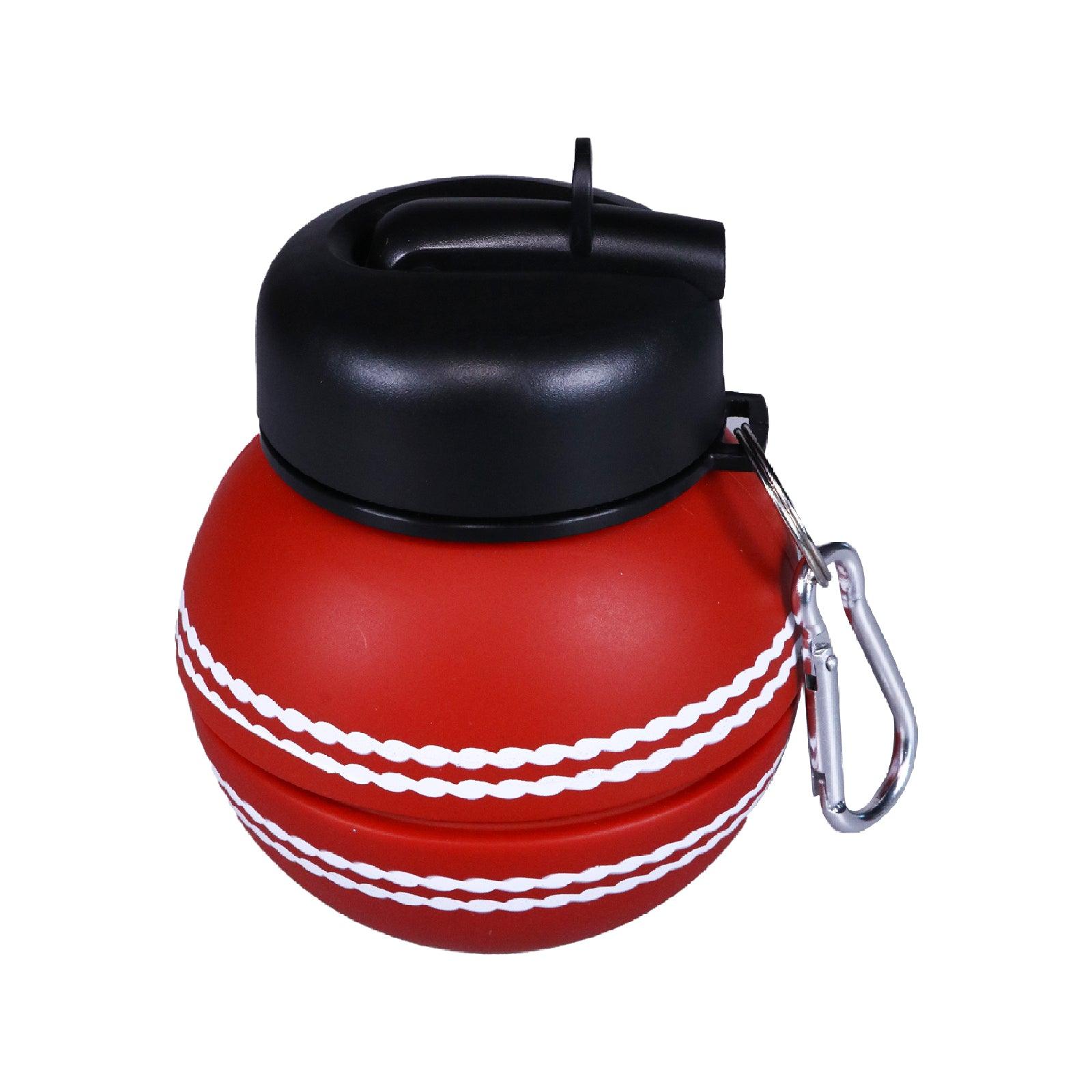 Smily Kiddos Silicone Expandable & Foldable Cricket Ball Silicone Water Bottle | Capacity 550 mL