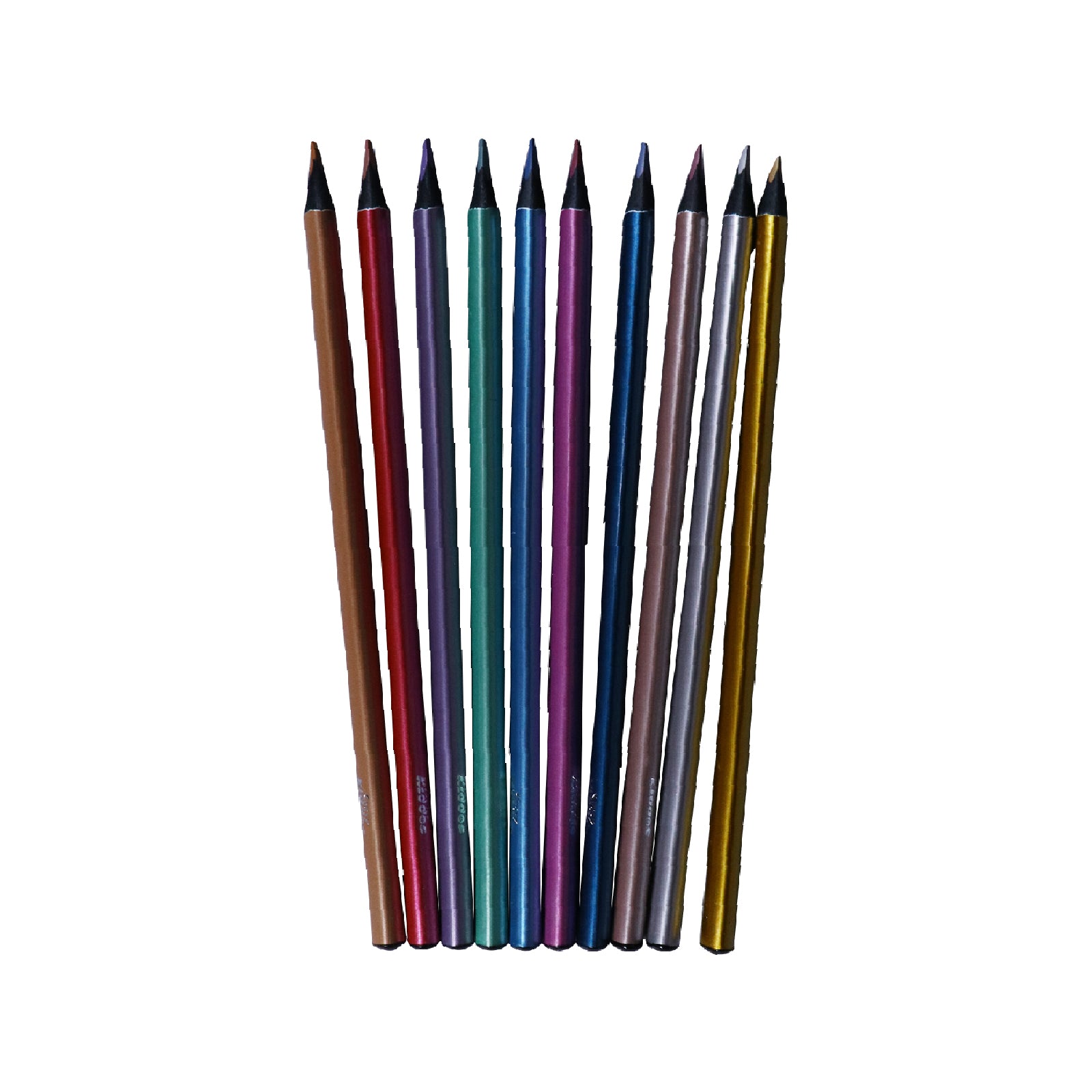 Metallic Color Pencils – Set of 10 | Shimmering & Vibrant Shades