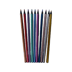 Metallic Color Pencils – Set of 10 | Shimmering & Vibrant Shades