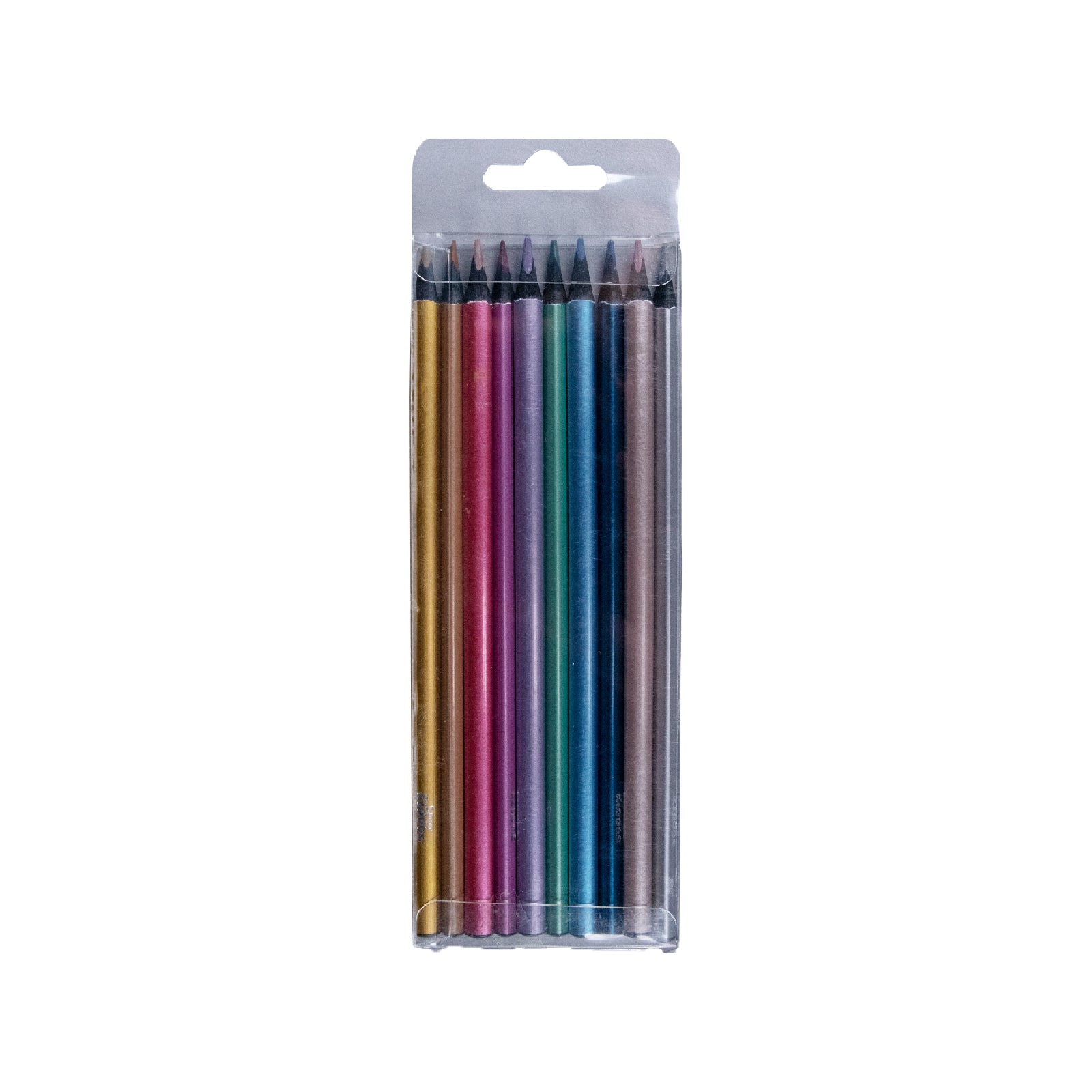 Metallic Color Pencils – Set of 10 | Shimmering & Vibrant Shades