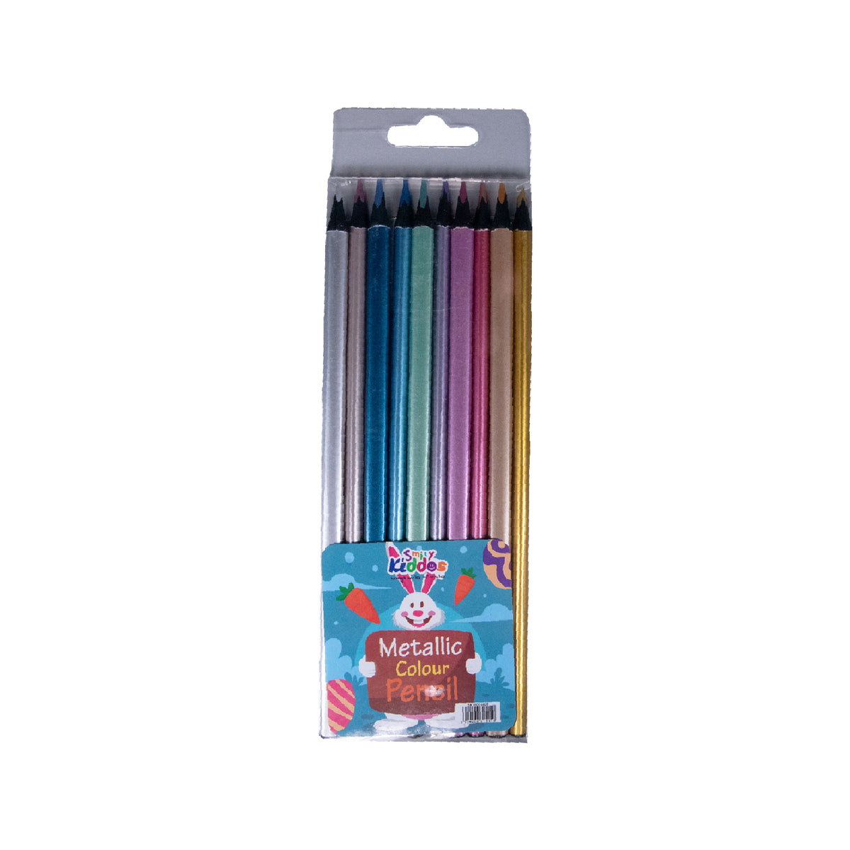 Metallic Color Pencils – Set of 10 | Shimmering & Vibrant Shades