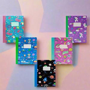 Smily A5 Lined Exercise Notebook pack of 5