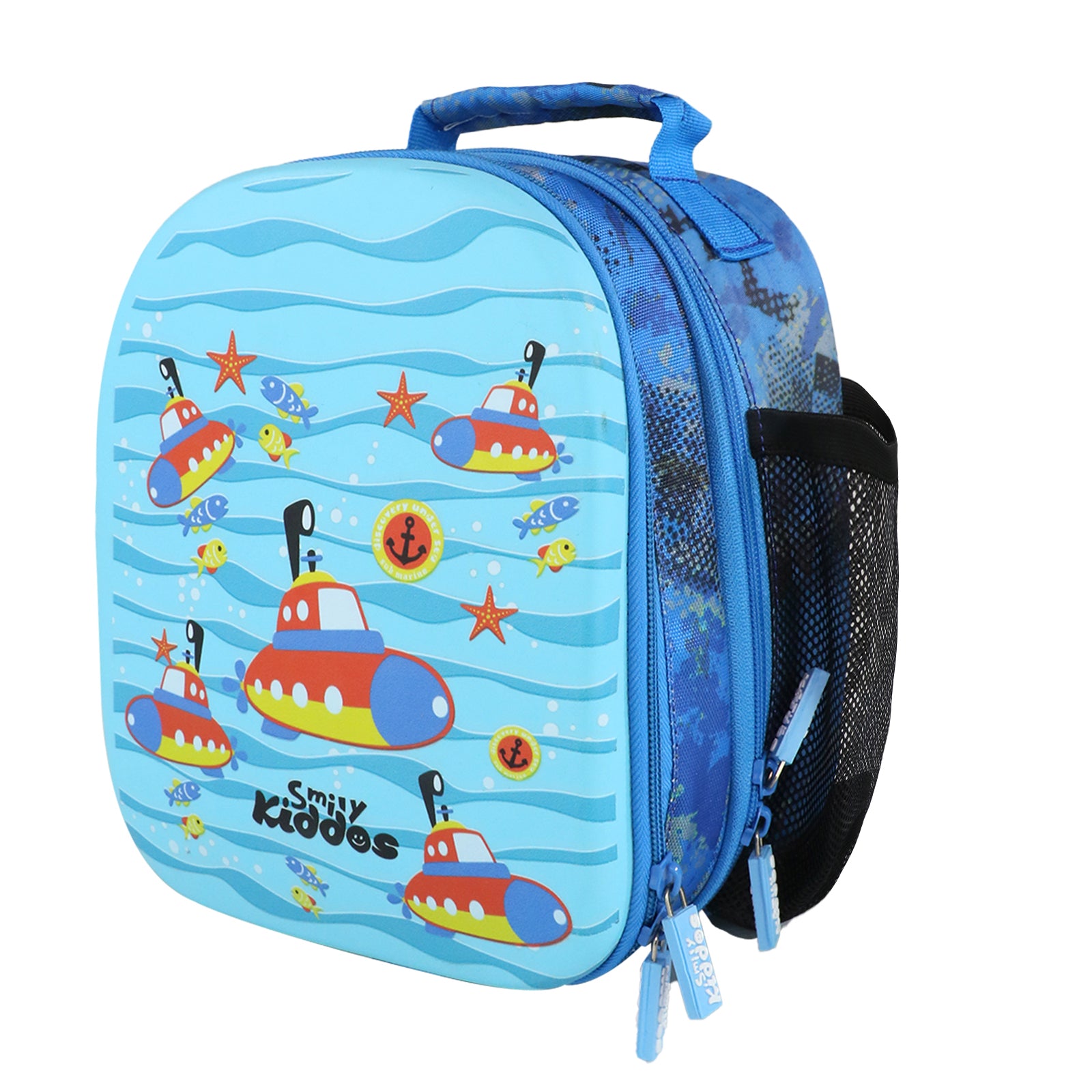 Smily Kiddos Eva Pre School Backpack Submarine Theme - Light Blue