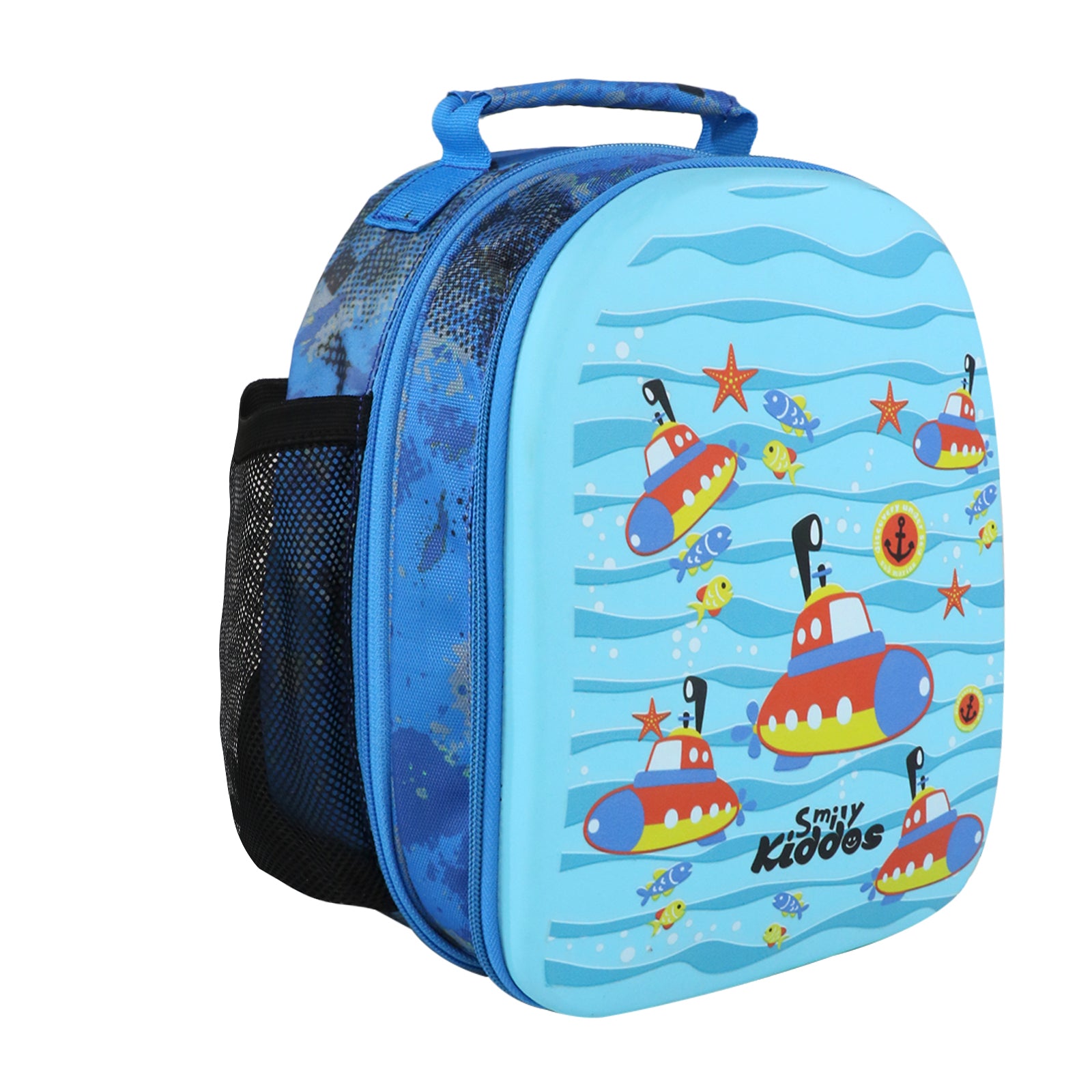 Smily Kiddos Eva Pre School Backpack Submarine Theme - Light Blue