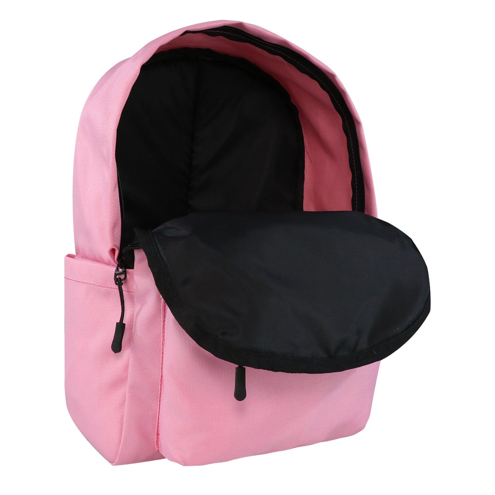 Smily Kiddos Day Backpack with Pouch - Pink