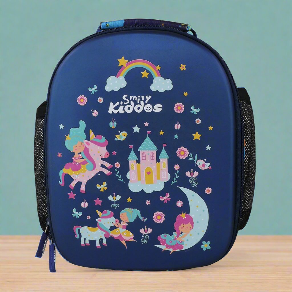 Smily Kiddos Eva Pre School Backpack Unicorn Theme - Violet