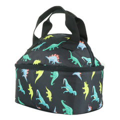 Smily Kiddos Double Decker Lunch Bag Dino Theme - Black LxWxH :25.5 X 17 X 20 CM