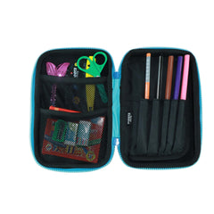 Smily Kiddos Single Compartment Eva Pencil Happy Panda - Light Blue