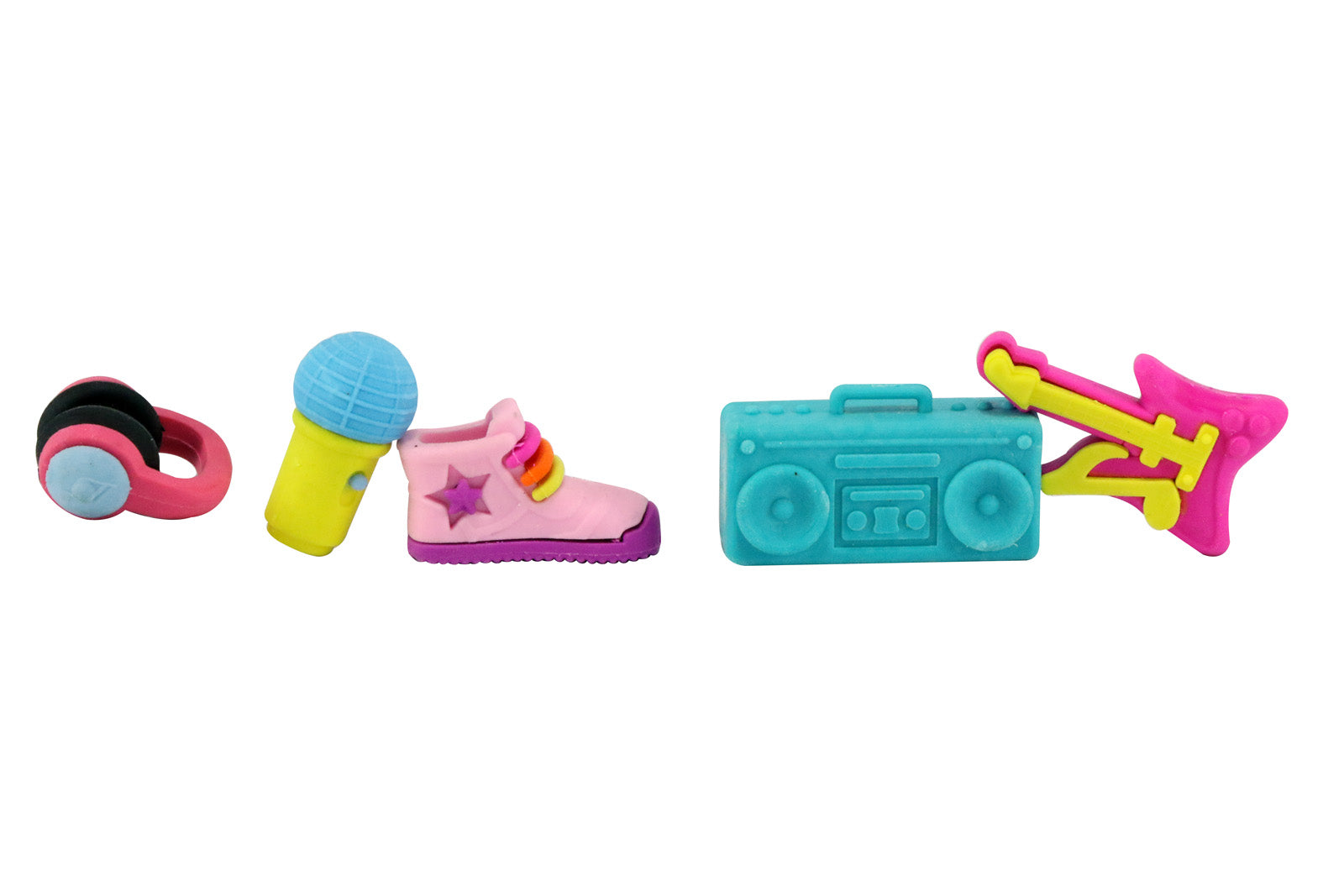 Stylish Pop Star Eraser Set – Fun & Trendy Stationery for Kids