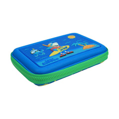 Scented Hardtop Single Compartment Pencil Case - Blue