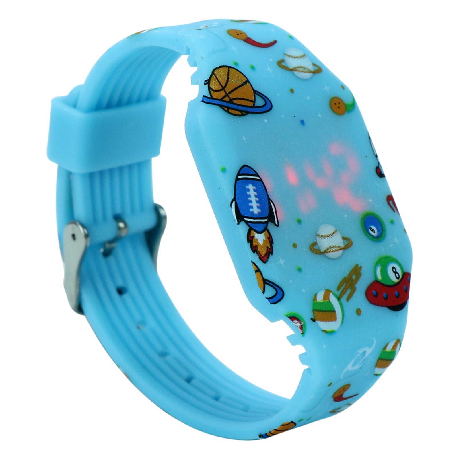 Stylish Kids Digital Watch - Blue