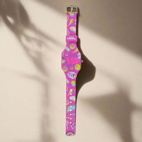 Image of Smily Kiddos Digital Watch Pink