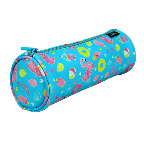 Image of Smily Kiddos Round Pencil Pouch ( Light Blue )