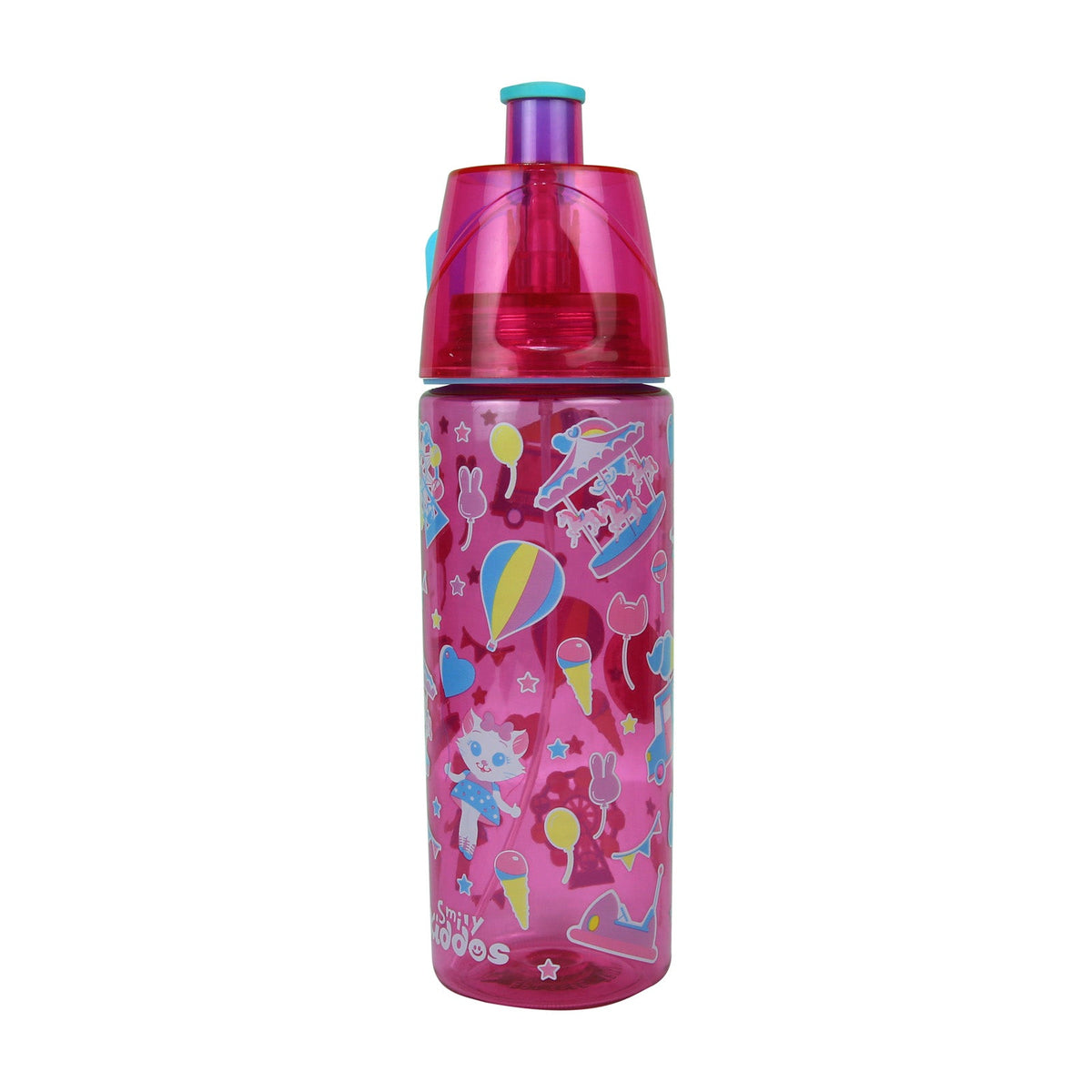 Smily Kiddos Sports Drink Bottle Pink - 550 ml