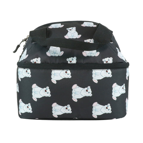 Image of Smily Kiddos Double Decker Lunch Bag Panda Theme - Black LxWxH :25.5 X 17 X 20 CM