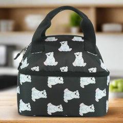 Smily Kiddos Double Decker Lunch Bag Panda Theme - Black LxWxH :25.5 X 17 X 20 CM