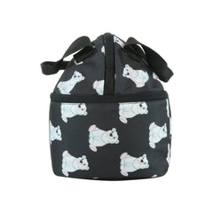 Smily Kiddos Double Decker Lunch Bag Panda Theme - Black LxWxH :25.5 X 17 X 20 CM