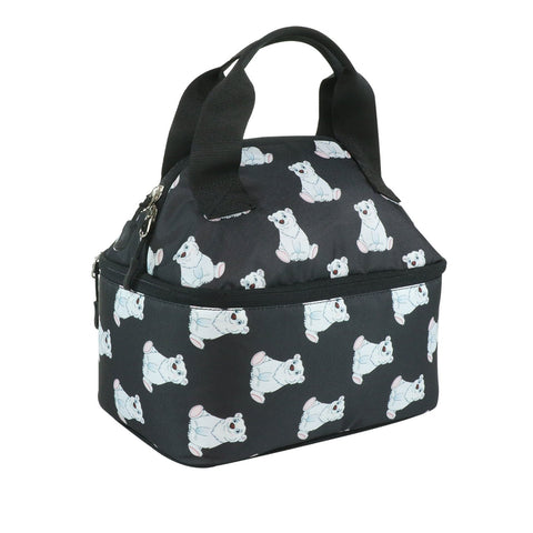 Image of Smily Kiddos Double Decker Lunch Bag Panda Theme - Black LxWxH :25.5 X 17 X 20 CM