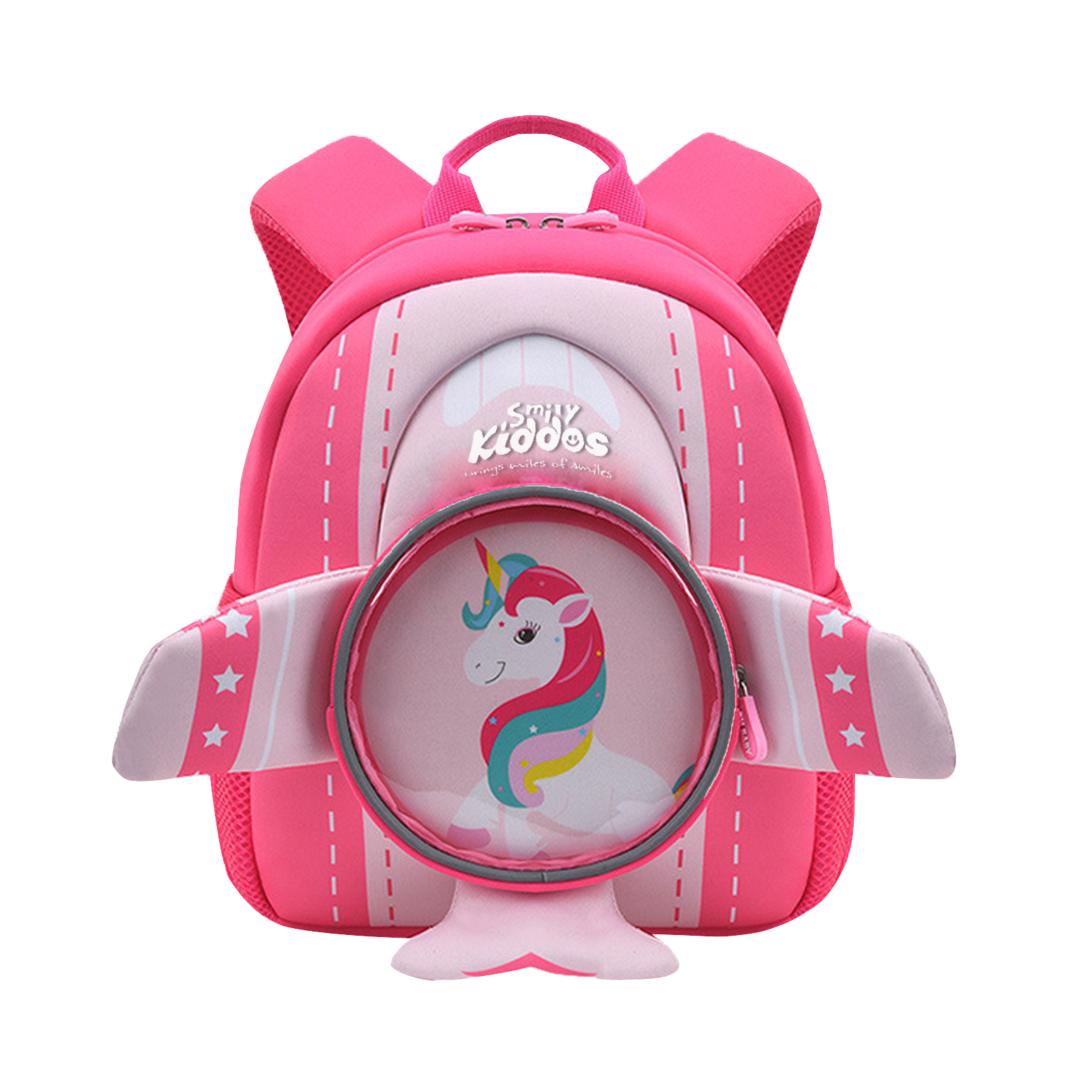 Smily Kiddos Go out backpack - Unicorn theme Pink