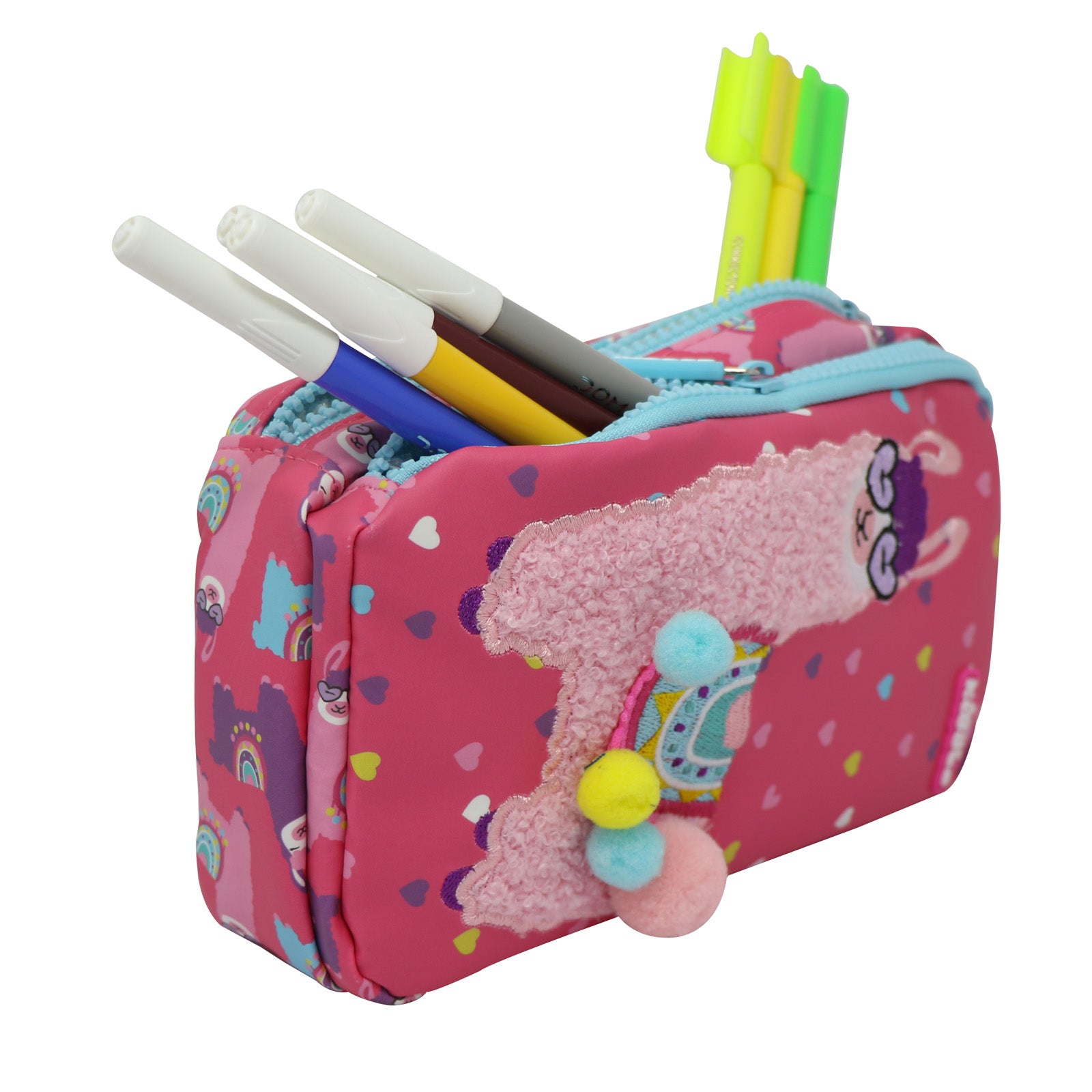 Smily Llama Pencil Case