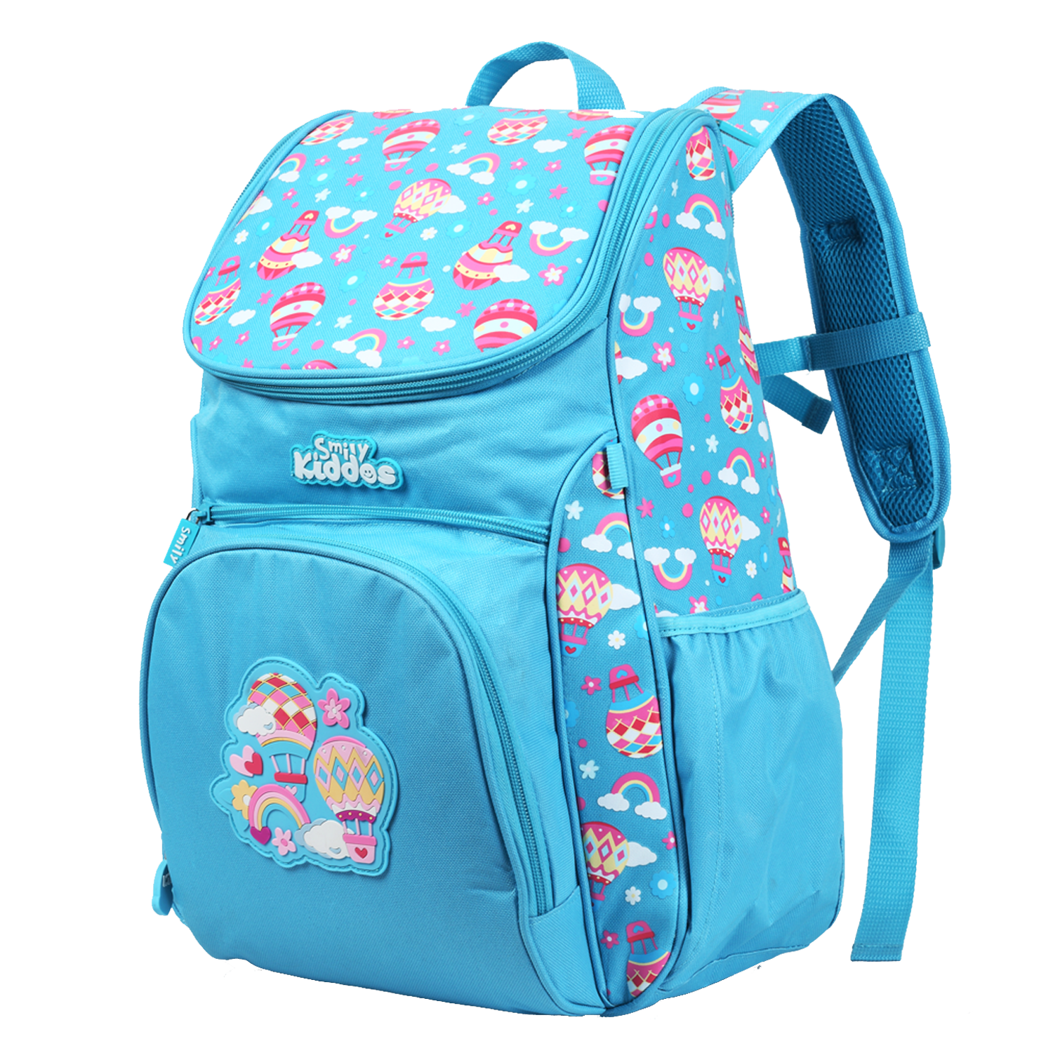 U Shape Backpack Light Blue right side 