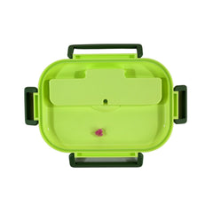 Smily kiddos Stainless Steel Racing Dino Theme Lunch Box - Green 3+ years